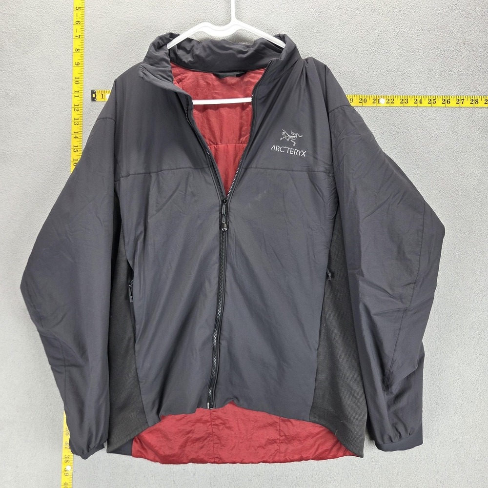 Arc'teryx Jacket Mens Large Gray Atom LT Insulated Full Zip